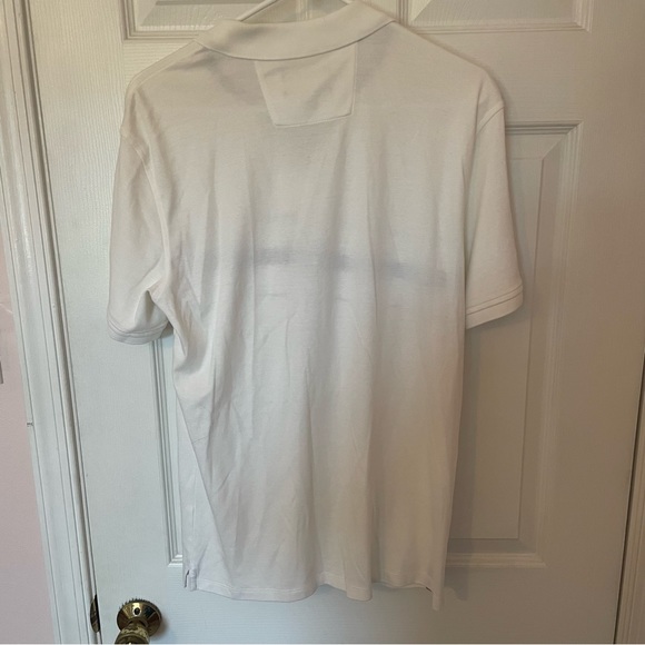 Men’s White Collared Golf Shirt - Picture 4 of 4